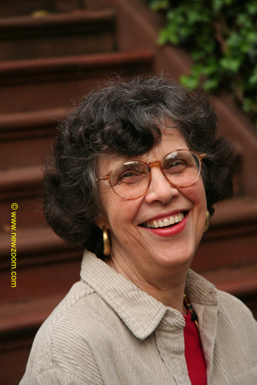 Closeup of Ann smiling
