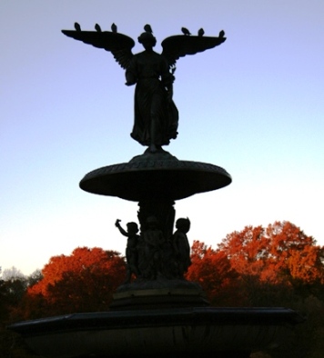 Bethesda Fountain in Central Park NYC