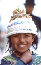Quechua Indian girl in Otavalo, Ecuador, 1984. LINK to photo portfolio.